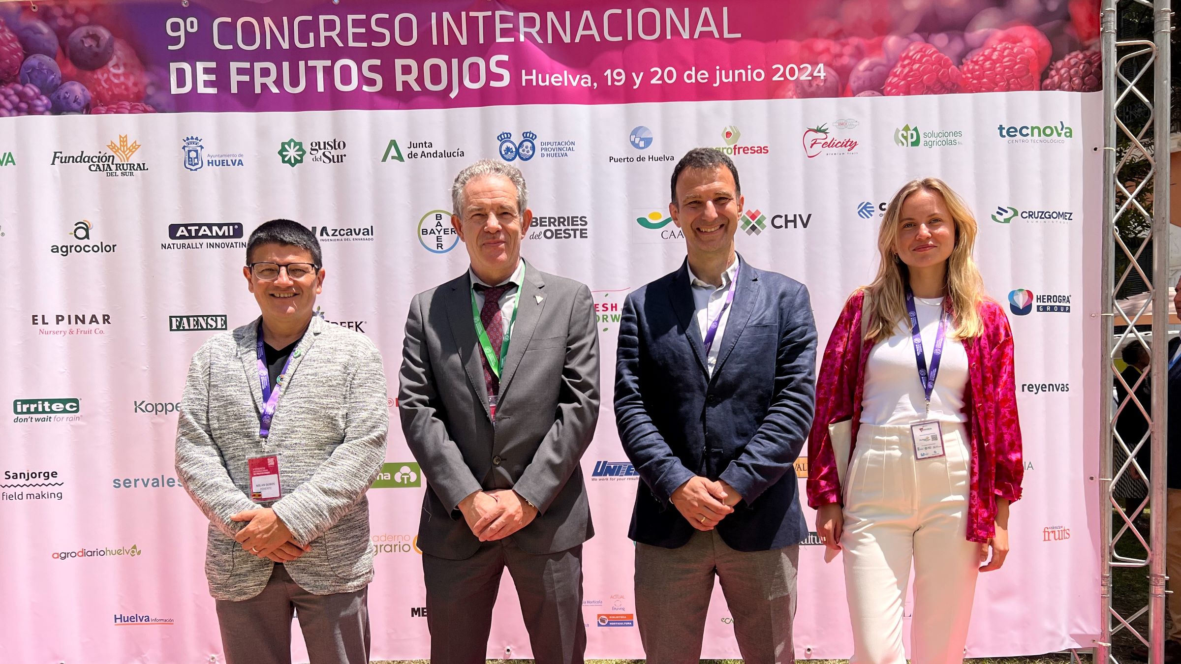 GLOBALG.A.P. experts at the International Congress of Red Fruits in Huelva, Spain 
